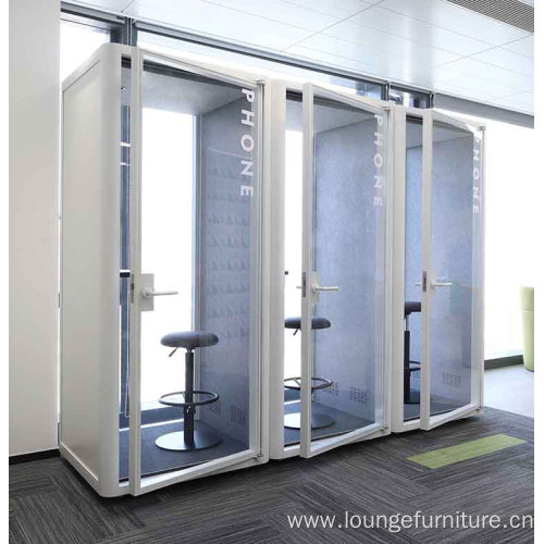 Modern design privacy acoustic soundproof office phone booth